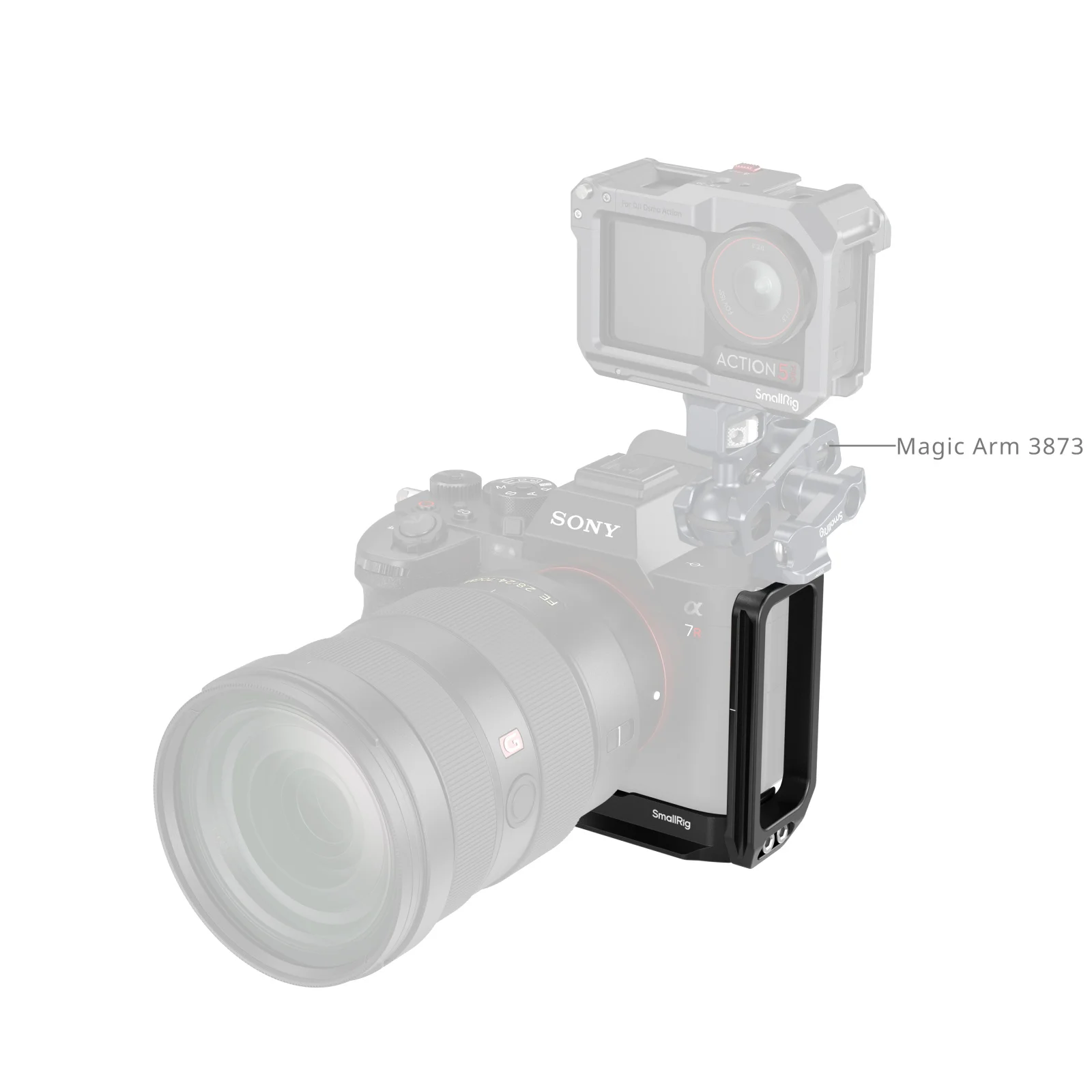 SmallRig L-Shaped Mount Plate for Sony Alpha 7R VI Quick Switching Horizontal to Vertical Shooting Accessory 6706