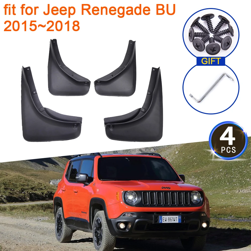 

Брызговики для Jeep Renegade BU 2015, 2016, 2017, 2018