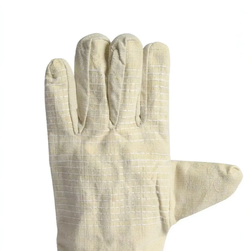 Heavy Duty Canvas Work Gloves Reinforced Thickened Fabric Essential Safety Gear For Metal Fabrication Welding