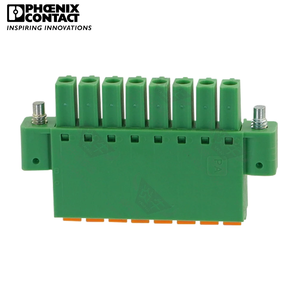 1Pcs 3.5mm Original Genuine Phoenix Contact Connector PCB Pluggable PLUG-IN Terminal Block 8 Pin FMC 1.5 STF 3.5 1966156 8A 160V