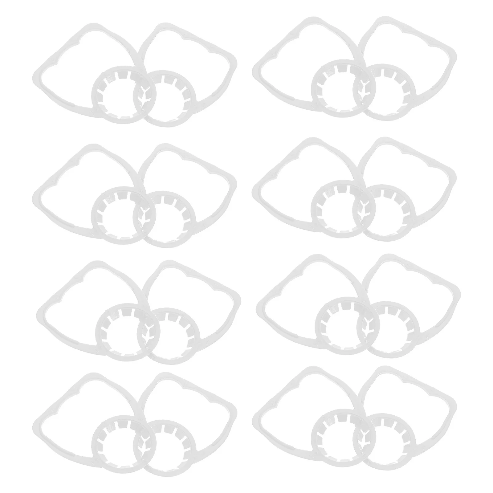

100 Pcs Ergonomic Beverage Bottle Handles Durable Plastic Grip For 1 2L Drinks Easy Installation Carrying Accessories