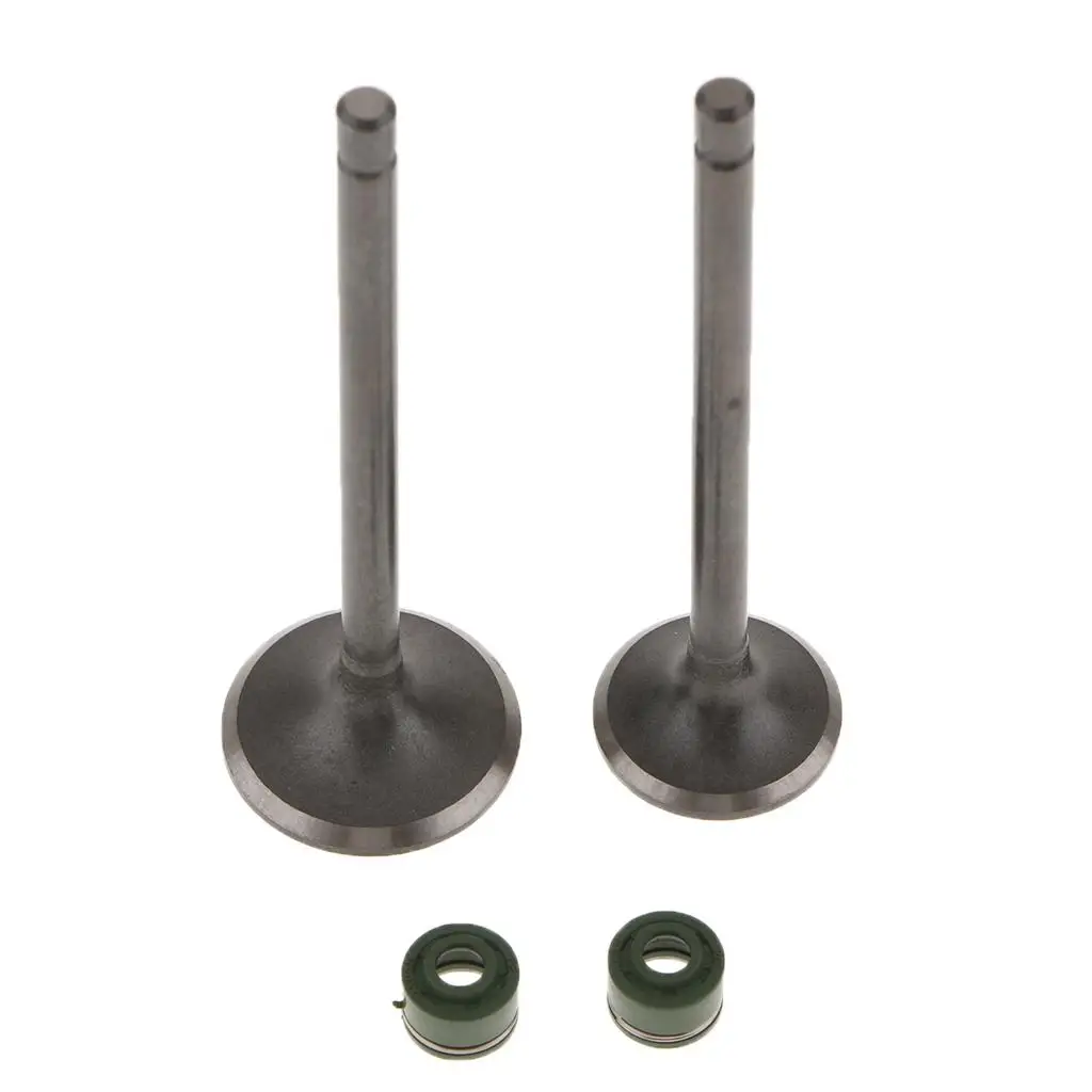 Intake Exhaust Valve Kit with Lifters & Valve Stem Seal for HONDA CG125