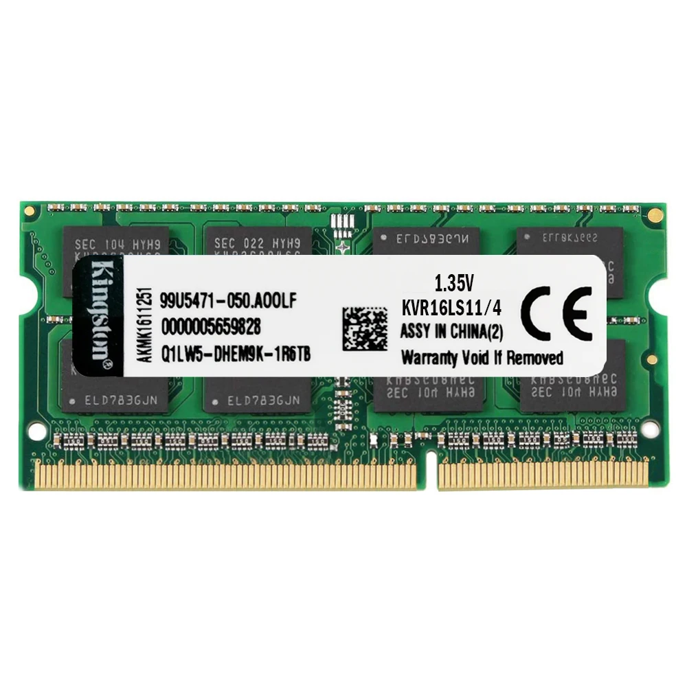 

Wholesale/Bulk DDR3L 4GB 8GB RAM 1333Mhz 1600Mhz PC3L-10600 12800 SODIMM Latpop RAM 204 Pins 1.35V NON ECC 2RX8