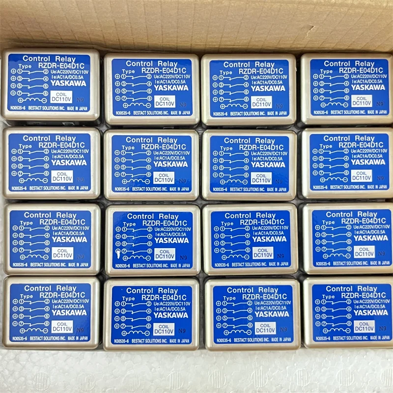 RZDR-E04DC-DC100V RZDR-E04D1C-DC100V importado, Yaskawa, relé de láminas, genuino,