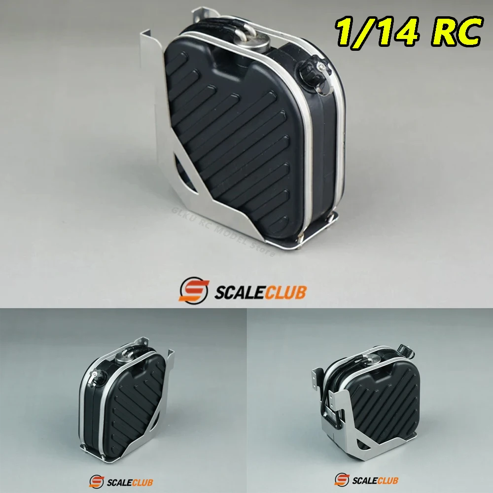 

SCALECLUB Metal Simulation Urea Tank Decoration Upgrade NSG-SC-1 For 1/14 Scale RC Tamiya R470 R620 Traction Truck Model Toy