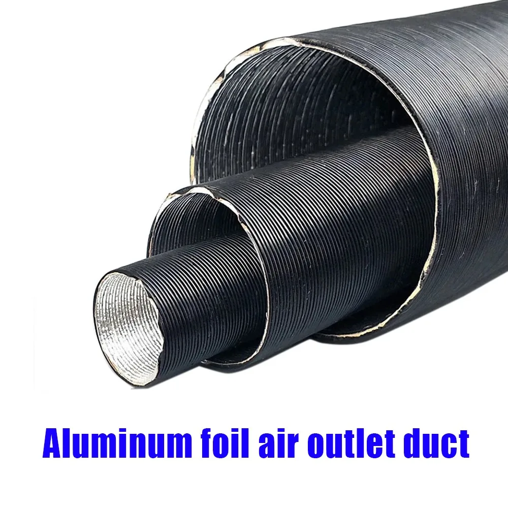 

Universal Aluminum Foil Heater Duct Corrugated Hose For Diesel Parking Heater Intake Exhaust Ventilation Pipe Flexible Durable