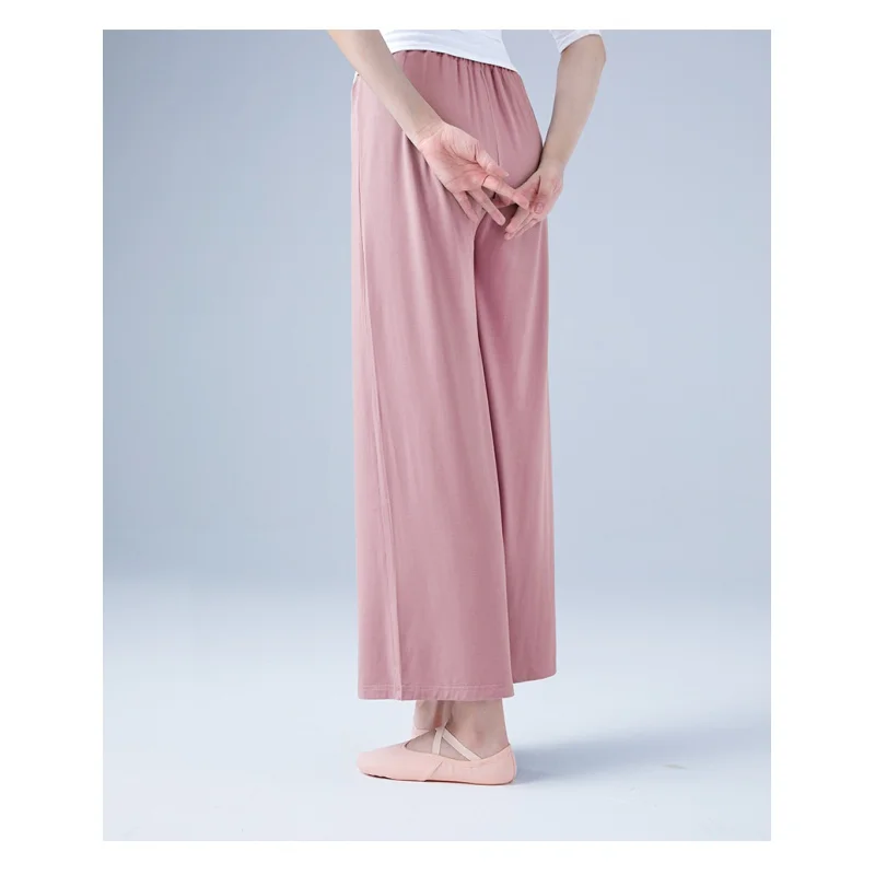 Pantalones de Yoga de Ballet clásico para mujeres adultas, Pantalones suaves, traje de práctica de baile, trotar, gimnasio, pantalones de baile modernos