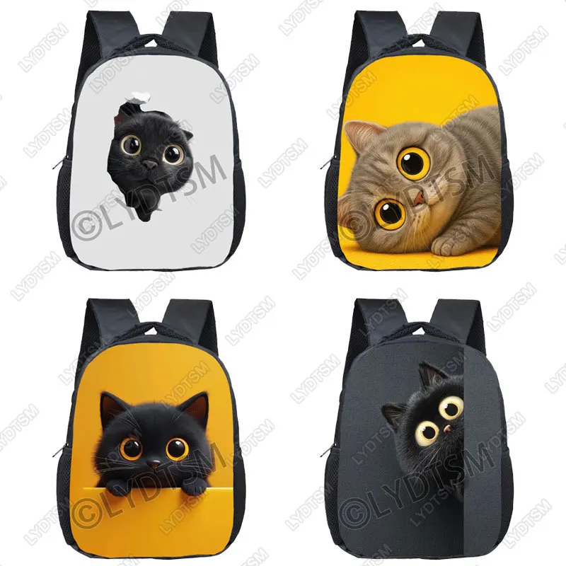 12-polegadas-gato-com-olhos-grandes-impressao-mochila-para-2-4-anos-gatinho-quebrando-parede-bookbag-criancas-jardim-de-infancia-crianca-saco-de-escola