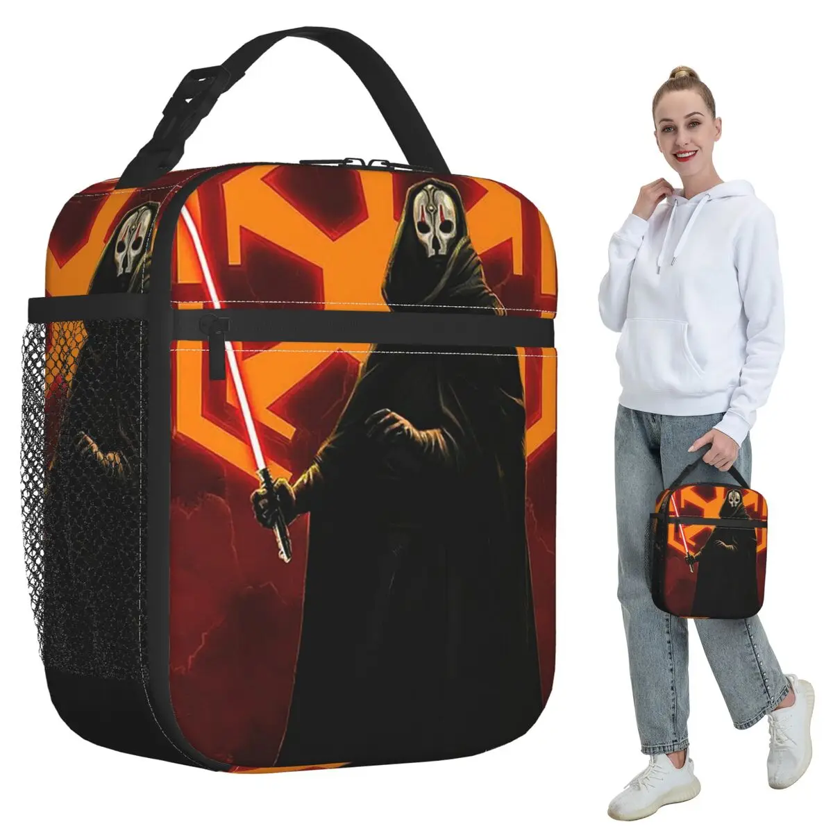 

Darth Nihilus Insulated Lunch Bag for Women Office Cooler Thermal Food Box Tote Portable Lunch Boxes Container