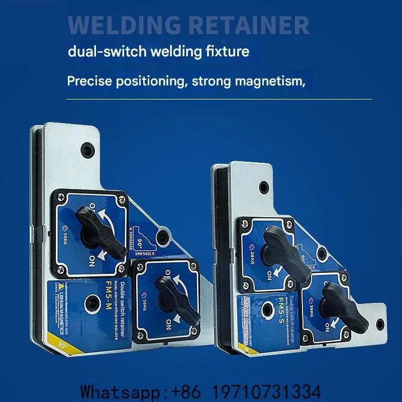 

25KG/50KG Welding Magnet Holder 90 Degree on Off Switchable Welding Magnets Angle Support Fixture Tool Magnetic Hand Tools