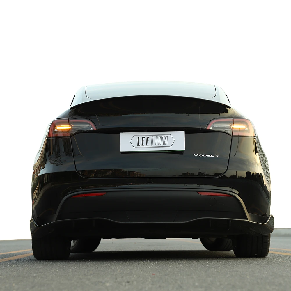 

Rear Bumper Lip Diffuser for Model 3 Y Real Carbon Fiber Body Kit Trunk Wing Spoiler
