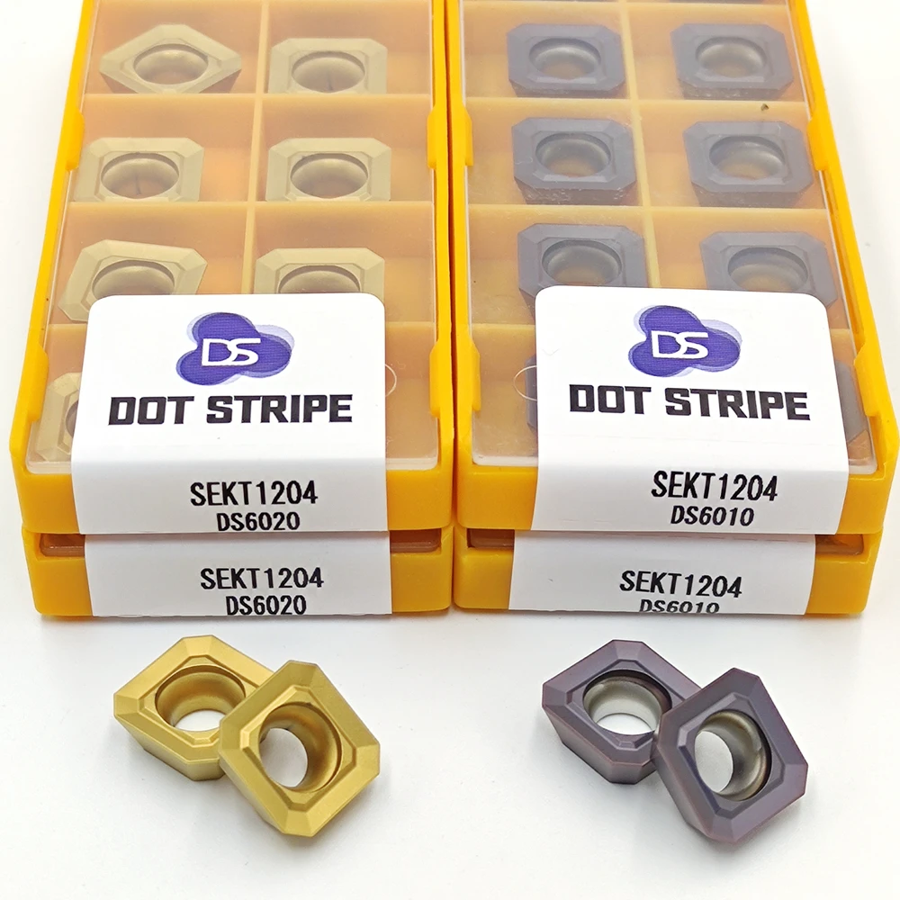 SEKT1204 AFTN FK VP15TF 10Pcs เครื่องกลึง CNC Lnternal โลหะเครื่องมือ SEKT 1204 UE6020 US735คาร์ไบด์แทรกตัด