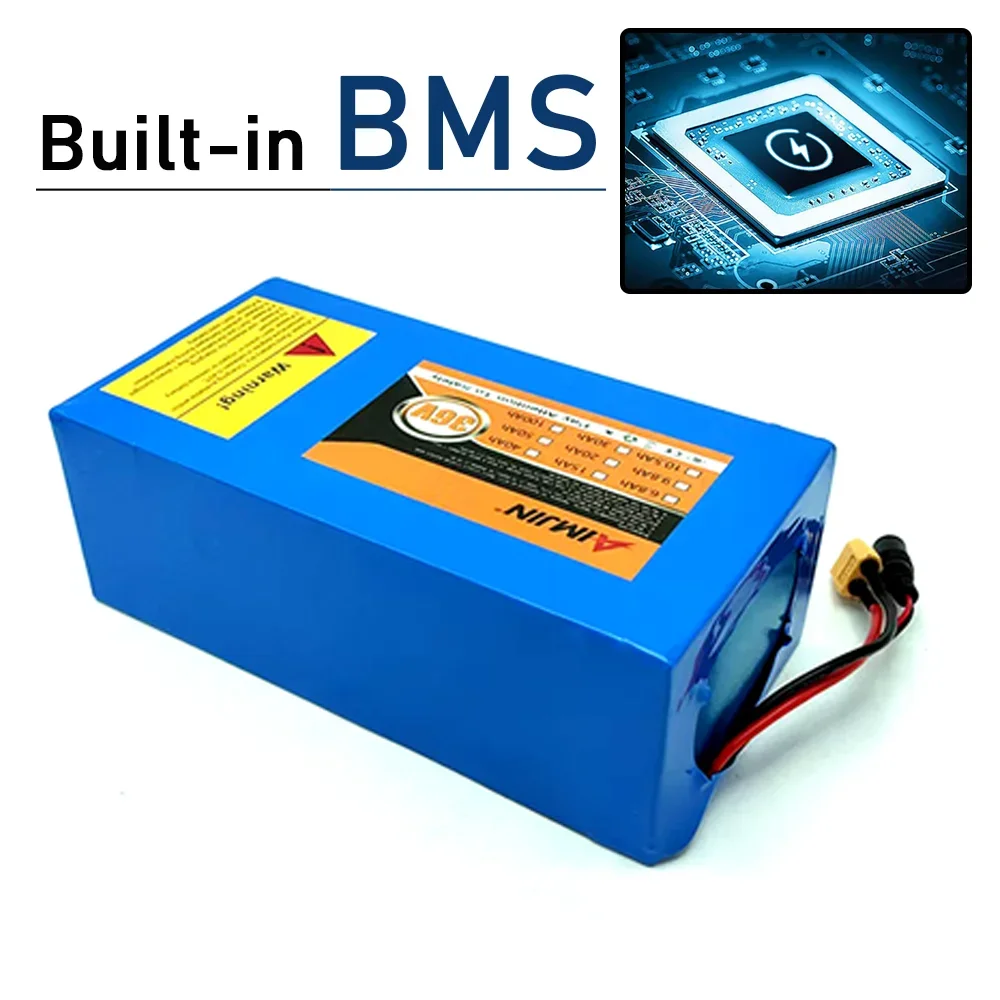 18650 high-power rechargeable lithium battery 10s5p 36v 15Ah battery, used for electric motorcycles,bicycle， XT60,DC,XT30  plug