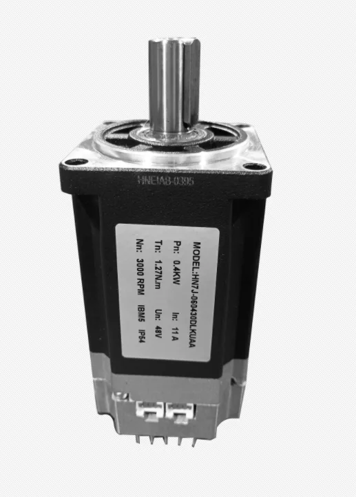 Silnik serwo przemysłowy Intel24 M2016, kwadratowy, 60mm, 1.27nm, DC, 400W, 48V, zintegrowany sterownik, jakość CE, konstrukcja z magnesami trwałymi.
