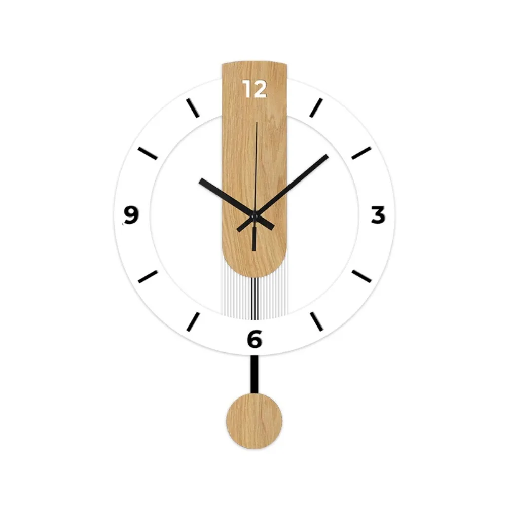 

Creative Minimalist Hanging Clock Silent Vintage Digital Wall Clock Acrylic Scale Clock School