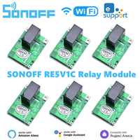 SONOFF Relay RE5V1C Module 5V WiFi DIY Switch Dry Contact Output Inching/Selflock Working Modes APP/Voice/LAN Control Smart Home