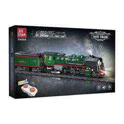 IN STOCK 59098 Technical Electric Steam Train 141R Building Blocks Bricks Assembling Model DIY Toys for Boys Christmas Gift Set