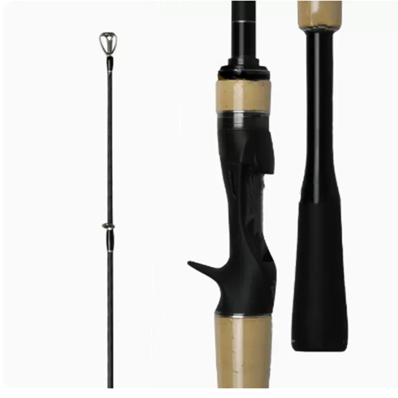 

Luya rod carbon integrated hand handle Fuji guide ring straight handle gun handle stream 2.4m ml quick adjustment fishing rod