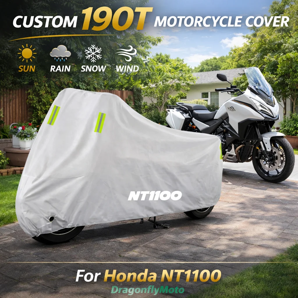

For Honda NT1100 CB1100X NT 1100 CB 1100 X Motorcycle Cover Silver Waterproof UV Rain Dust Sun Outdoor Indoor Protector