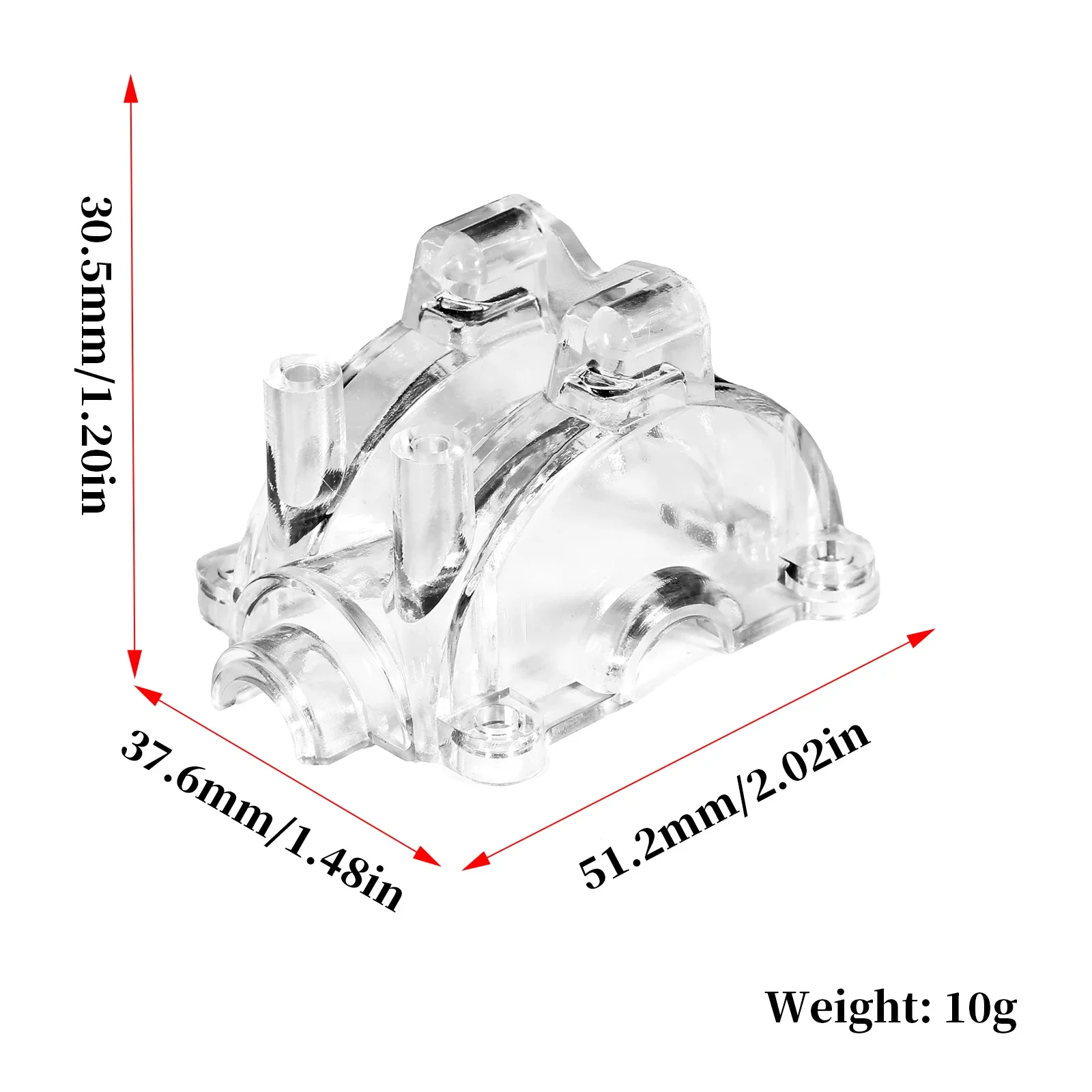Plastic GearBox Housing Gear Box Shell Differential Case for Tamiya TT02 TT-02 1/10 RC Car Upgrade Parts Accessories