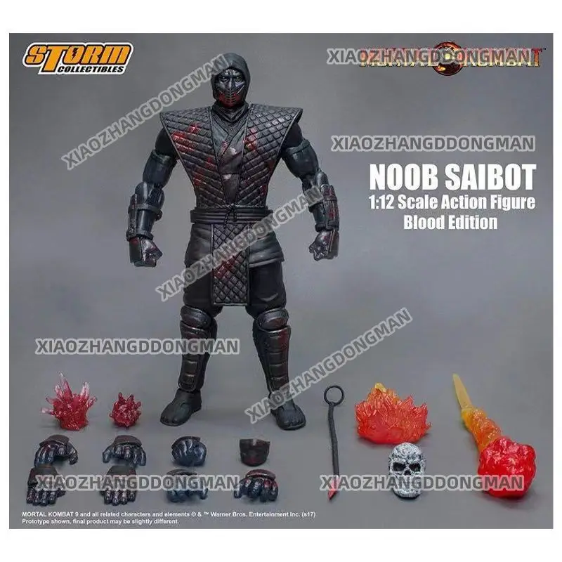 Original Storm Toys 1/12 Mortal Kombat SMOKE Noob Saibot ERMAC Rain 6 Inches In Stock Action Collection Figures Model Toys