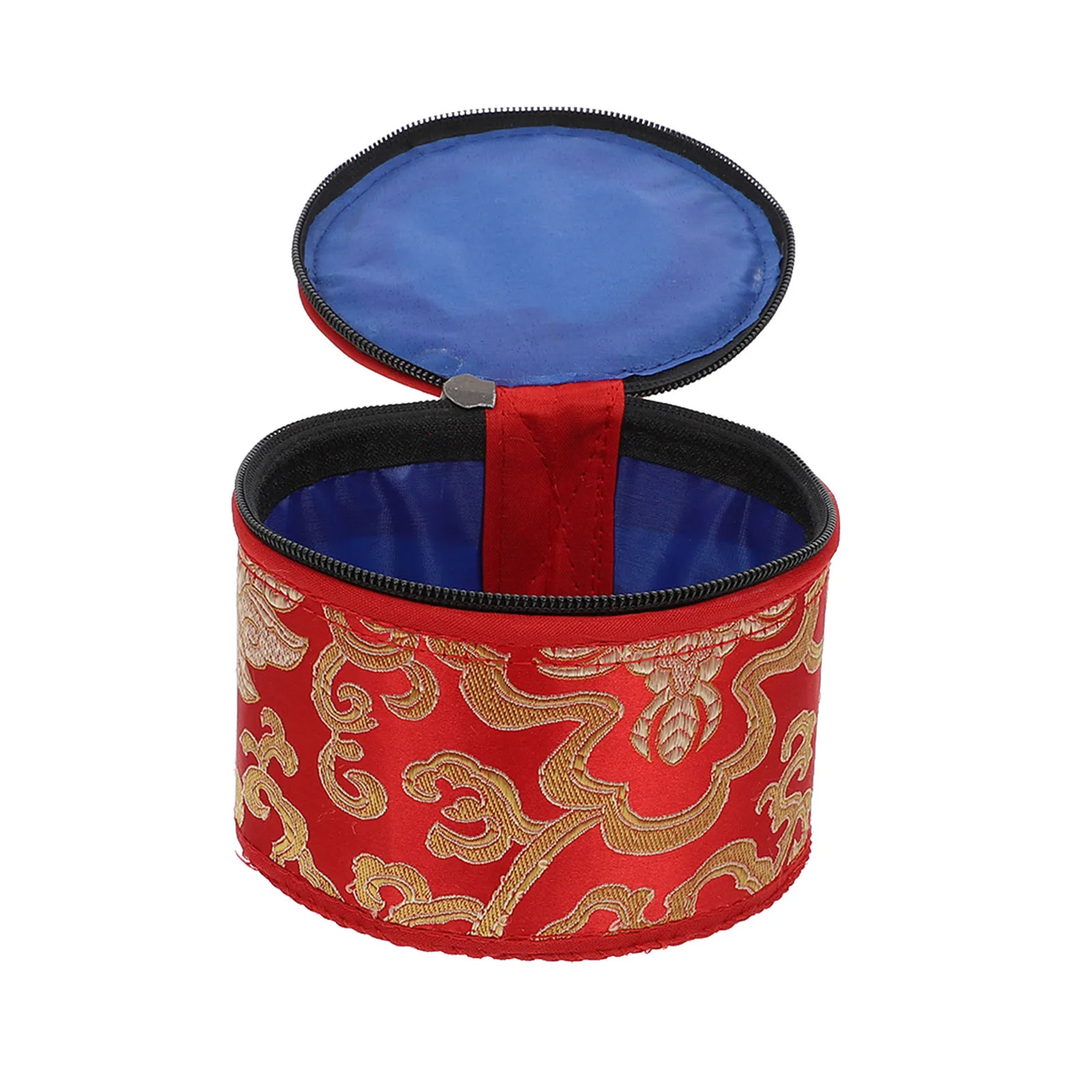 1 قطعة وعاء الموسيقى التبتية حساسة محظوظ المطرزة سحابة التأمل حمل حقيبة دائم وعاء الصوت التخزين #4