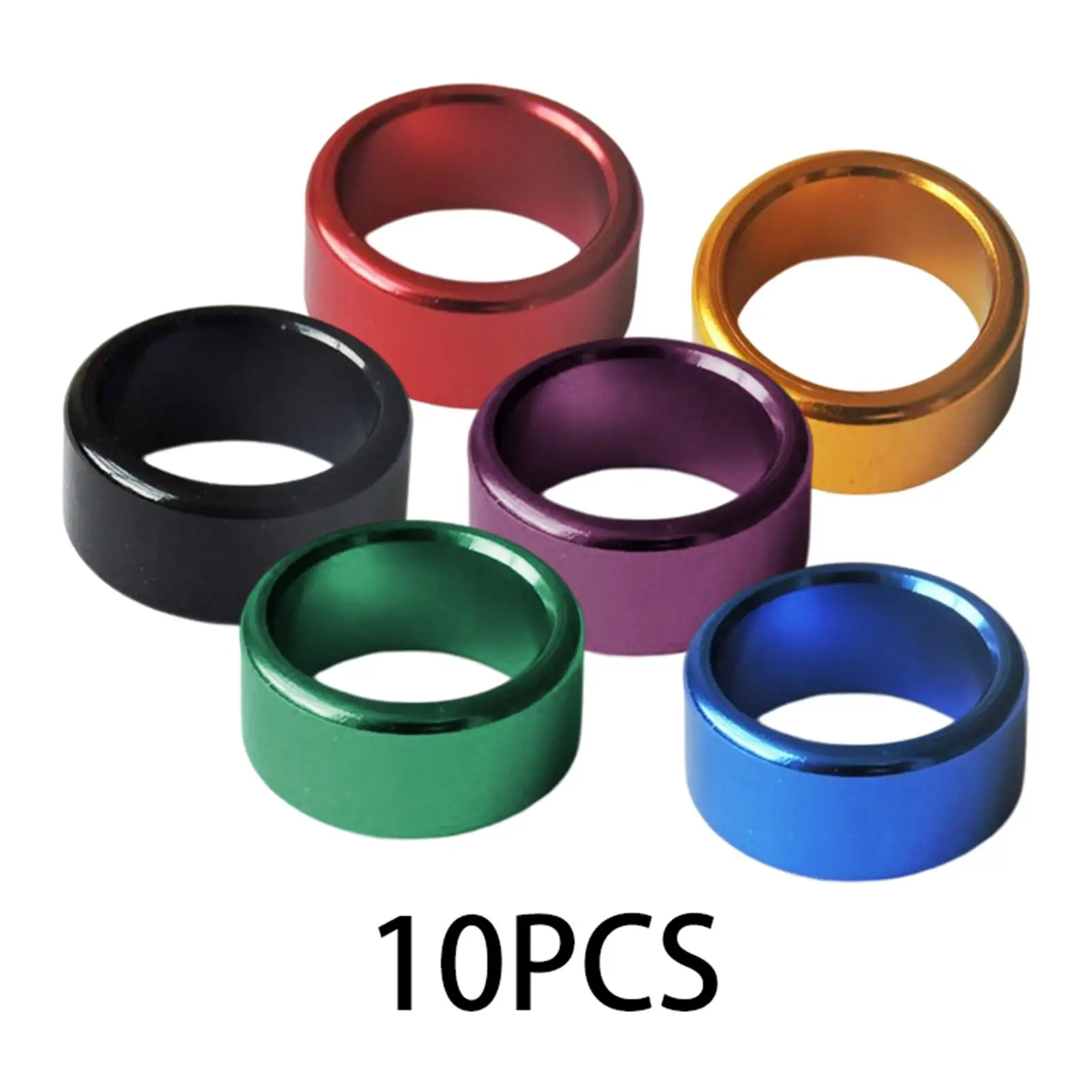 10 Pieces Aluminum Bird Rings for Cockatiels, Parakeets, Parrots Durable Identify Similar Looking Birds Accessories Widely Use