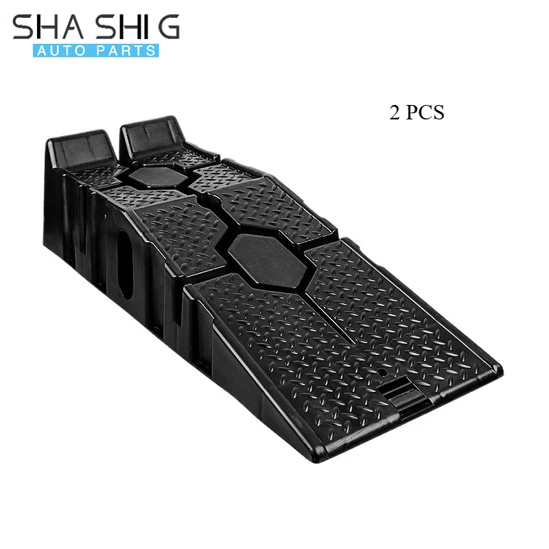 

2 PCS car maintenance ramp frame oil change ramp repair bracket raise ramp plate car lift pad repair frame