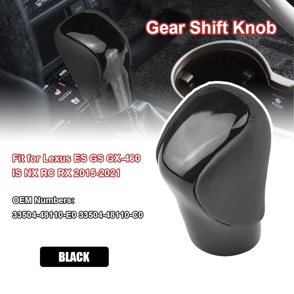 Automatic Gear Shift Knob For Lexus ES GS-450H GX IS-300 NX-300H RC-300 RX-350 2015-2021 PU Leather Shifter Handball