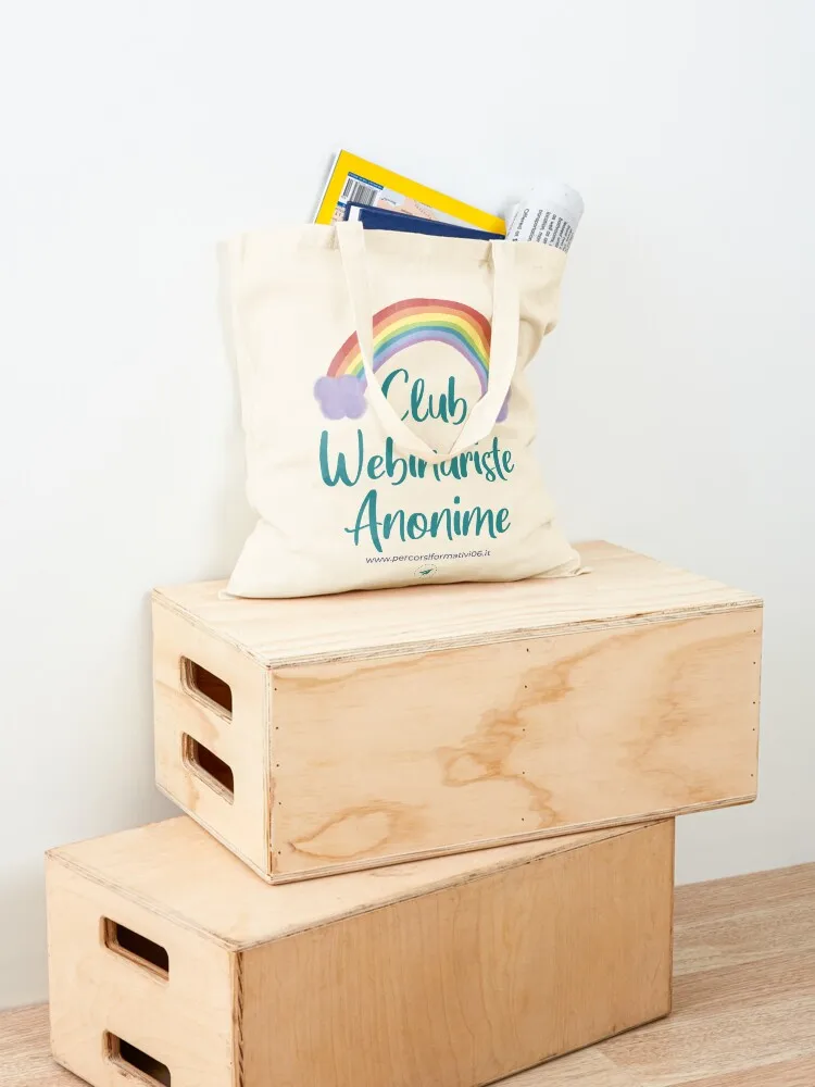 حقيبة تسوق نسائية فاخرة قابلة لإعادة الاستخدام من Club Webinariste Anonime حقيبة تسوق قماش الشاطئ #4