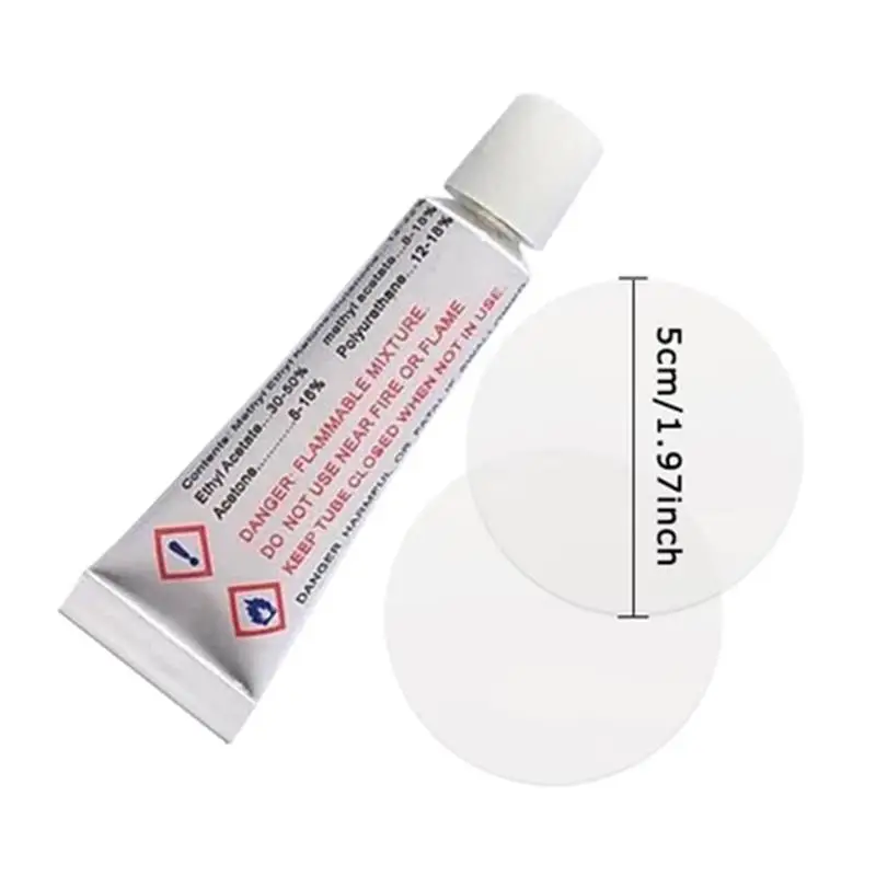 10 Set Inflatable Repair Kit PVC Patches Glue Air Mattress Inflating Air Bed Boat Sofa Repair Kit