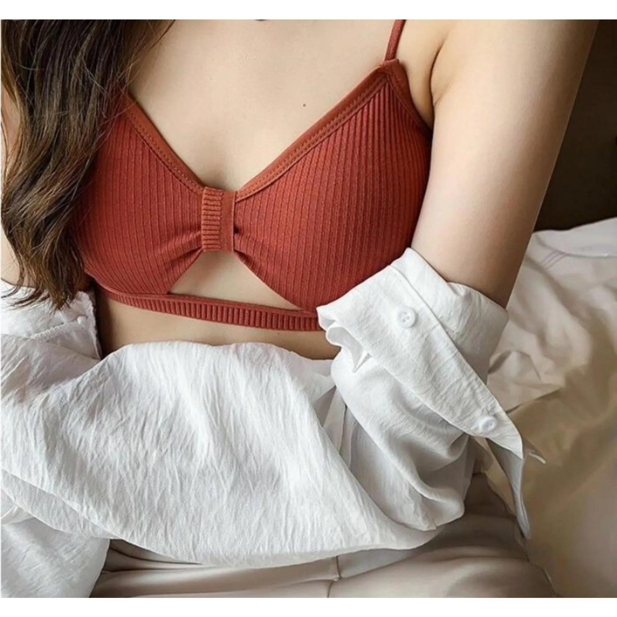 Sexy Cross Bra Tube Top Bralette Women Crop Top Female Sexy Lingerie Beauty Back Intimates Crop Top Seamless Padded Underwear