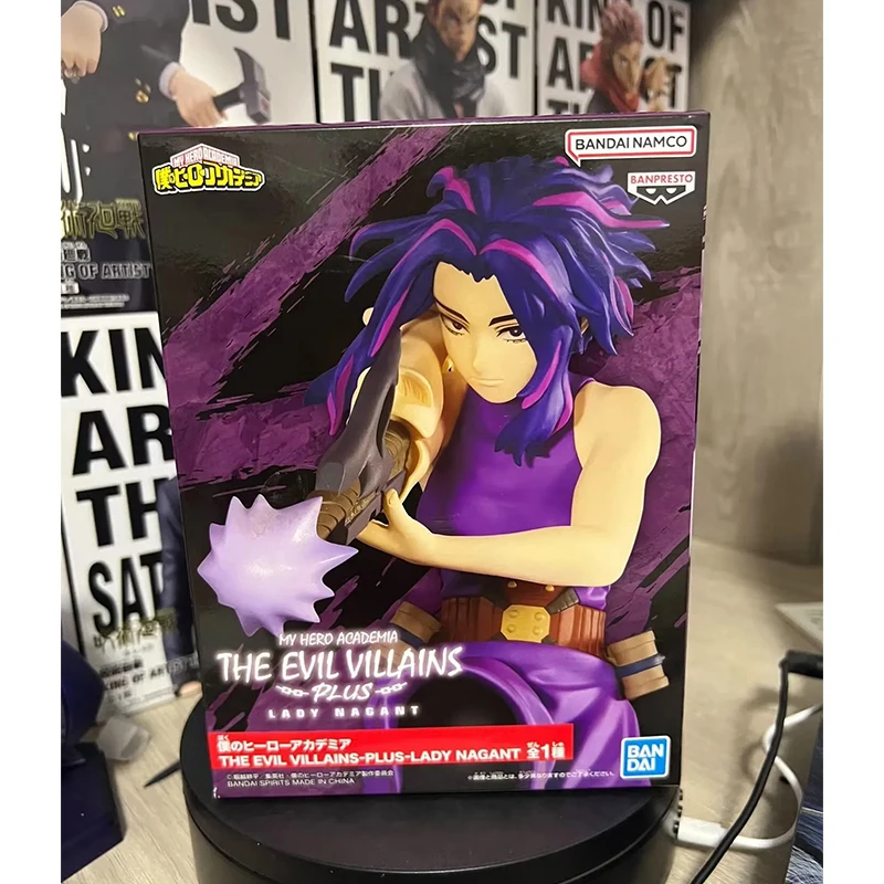 In Stock Original Banpresto My Hero Academia The Evil Villains Plus Lady Nagant Anime Action Figure Model Boxed Toys Gift