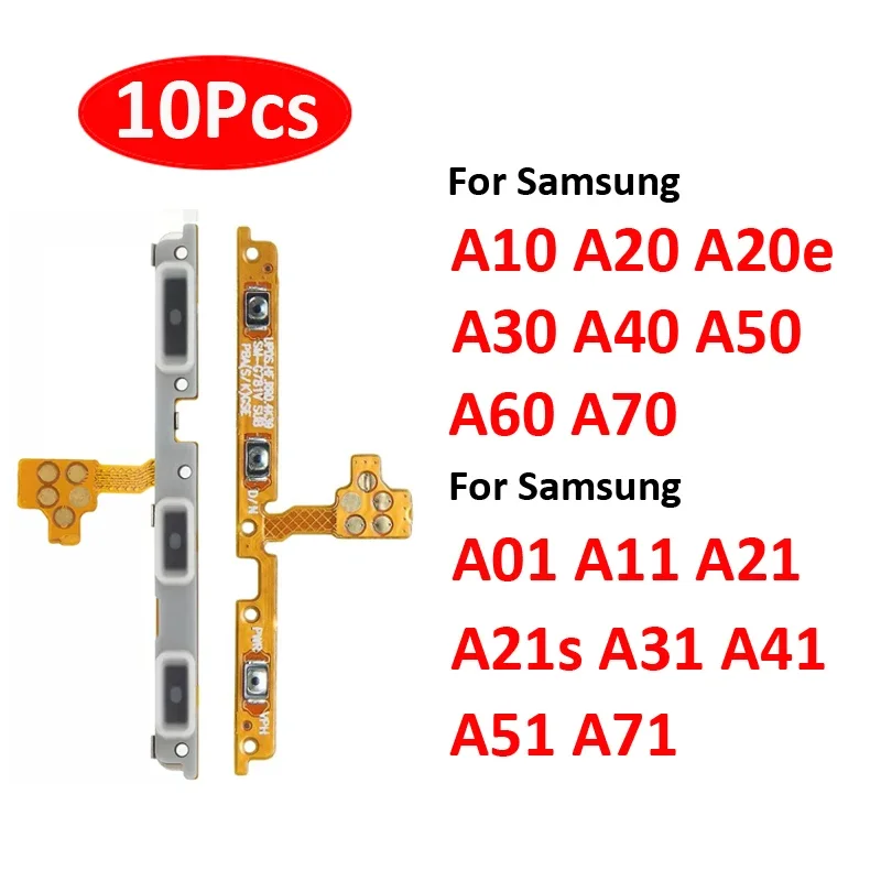 

10 для Samsung A10 A20 A20e A30 A40 A50 A60 A70 A01 A11 A21 A21s A31 A41 A51 A7 Кнопка включения и выключения громкости телефона Гибкий кабель