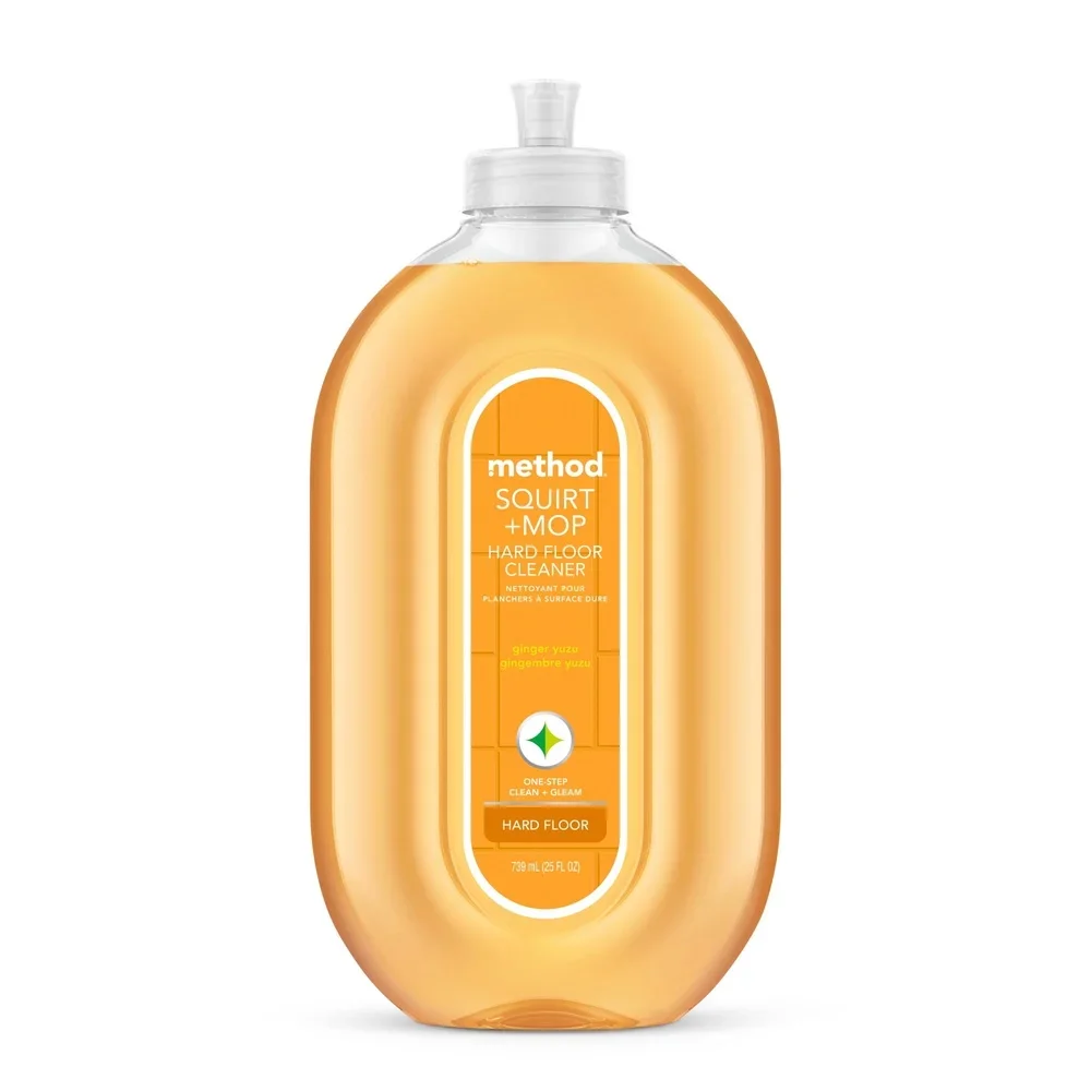 منظف الأرضيات الصلبة، محلول تنظيف الأرضيات برائحة الزنجبيل يوزو، للاستخدام المنزلي، زجاجة 25 أونصة، غير سامة وآمنة وفعالة