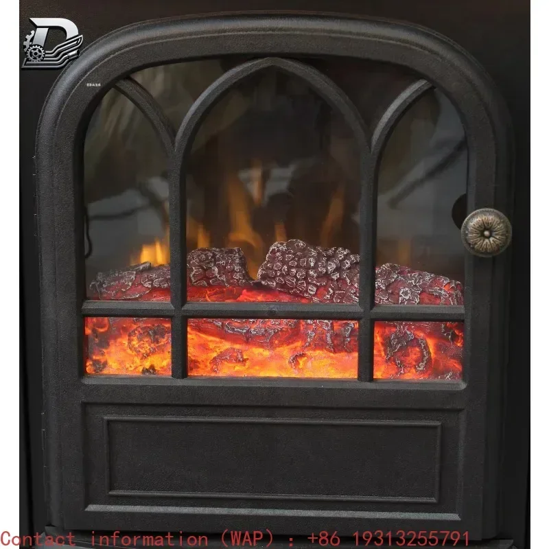 

【Best-selling】Wall Mount Landscape Electric Fireplace Fixed Built-In Simulated Flame Firebox No Heater