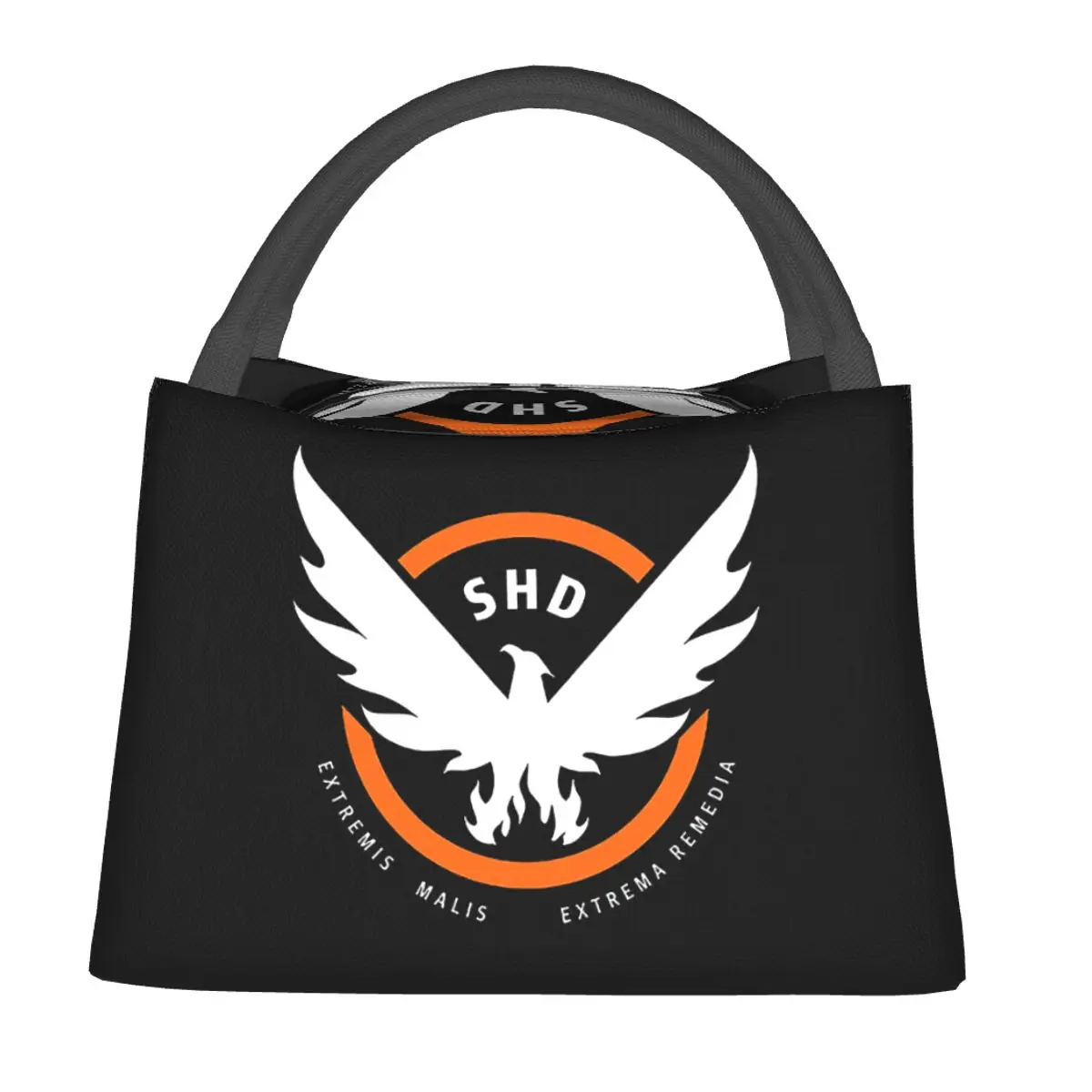 Game Tom Clancys The Division SHD Seal Insulated Lunch Bag for Women Kids Portable Food Boxes Thermal Lunch Box Tote