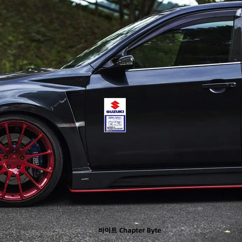 ملصق الزجاج الأمامي المقاوم للماء لسوزوكي JDM - ملصق ديكور مقاوم للماء لسيارة Swift، Dipper & More (فينيل ممتص للصدمات/النافذة)