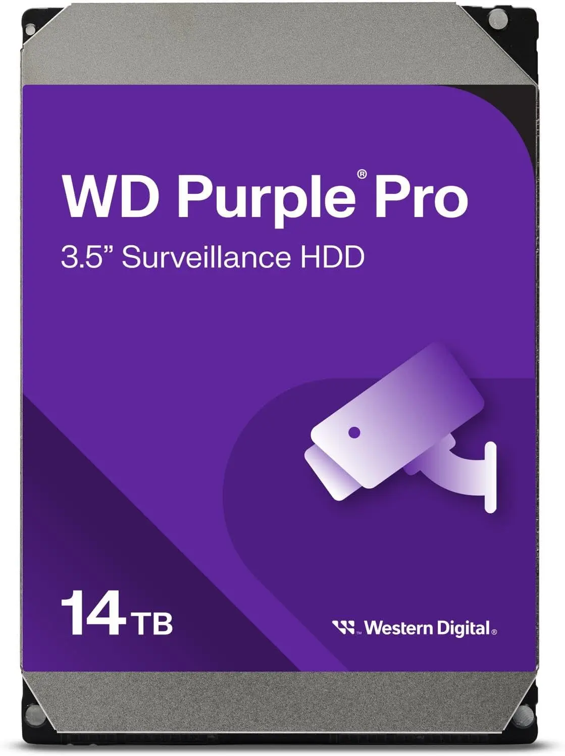 شعبية حار بيع WD 14TB WD Purple Pro القرص الصلب الداخلي SATA 6 جيجابايت/ثانية 512 ميجابايت ذاكرة التخزين المؤقت 3.5 بوصة لحافظة الأقراص الصلبة والحقائب #3