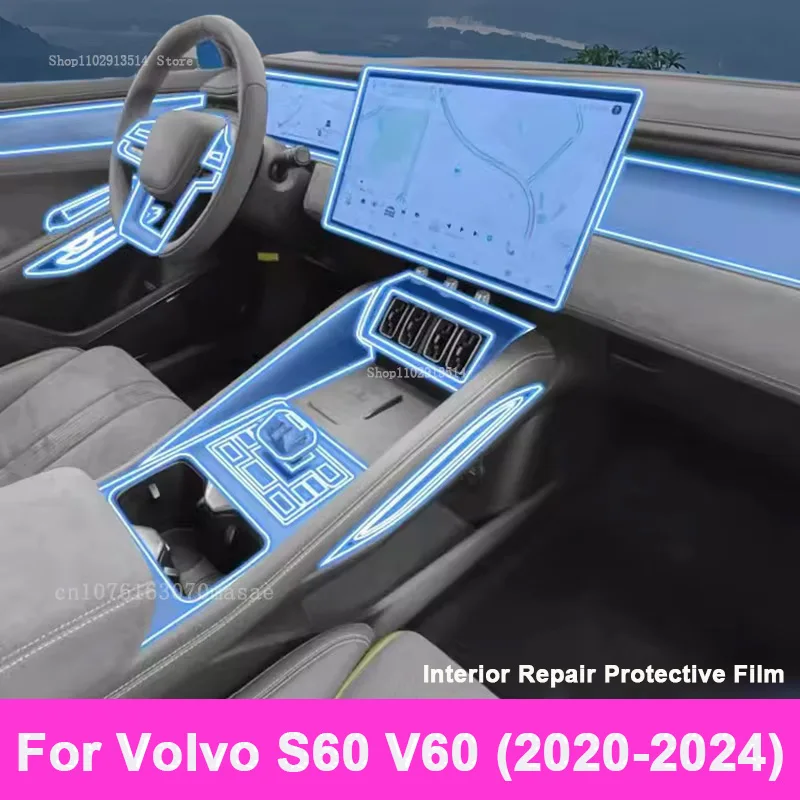 

Car Interior Protective Film For BYD SONG L EV 2024 Navigation Sticker Center Console Gear Panel Screen TPU