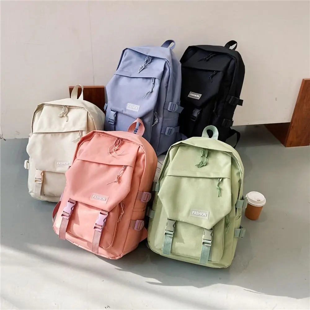 Sac à dos d'école en nylon imperméable pour adolescents, sac de livre de grande capacité, haute qualité