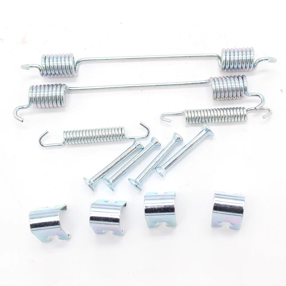 صيانة السيارات الفرامل الربيع المناسب طقم فرامل السيارات مادة الحديد تصميم غير مشوه المكونات العملية #6