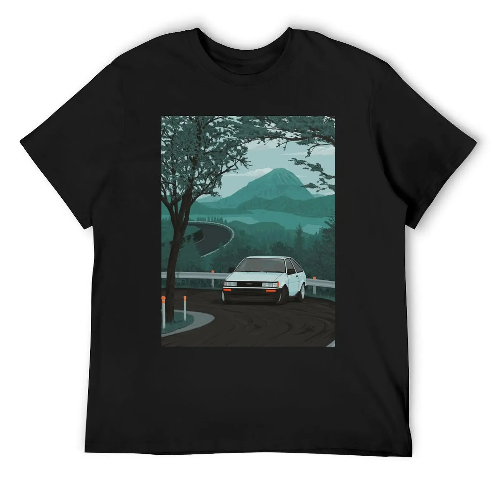 

AE86 Corolla touge drift T-Shirt Short sleeve tee cotton man t-shirts oversized graphic tee Luxury man mens tall t shirts