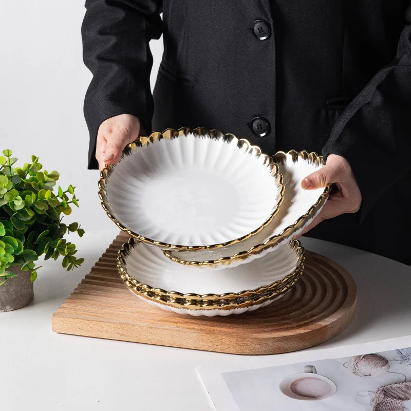 set-di-4-piatti-fondi-elettroplaccati-con-bordo-dorato-da-85-pollici-per-insalata-e-bistecca-set-di-piatti-per-cena-familiare-dischi-con-bordo-dorato-adatti-per-uso-domestico