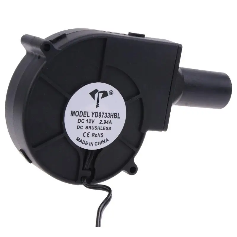 Y1UD فرش التبريد مروحة نفخ الشواء موقد التدفئة تيار مستمر منفاخ منخفضة الضوضاء الطبخ مروحة نفخ الهواء لنزهة الشواء