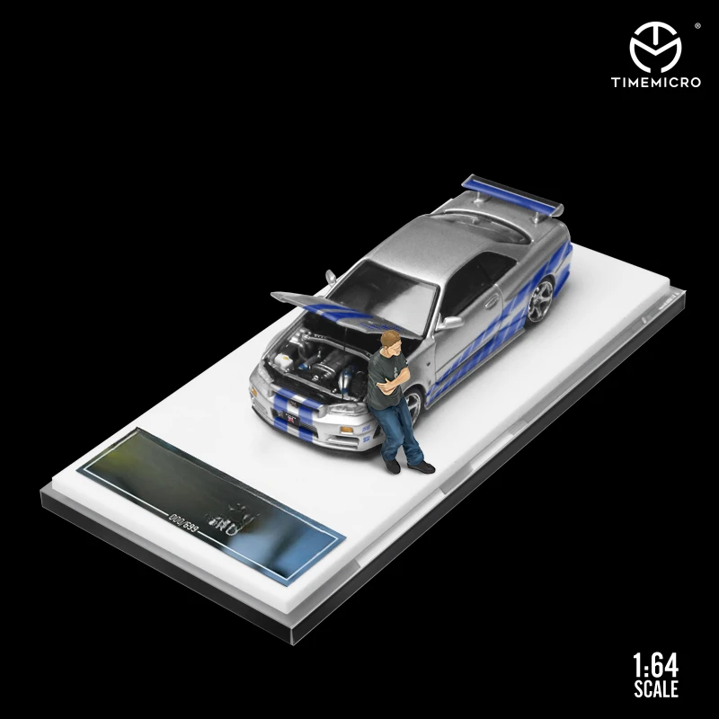 

Restcok TIME MICRO 1:64 Open Cover Limited Edition Fast & Furiou Model Car