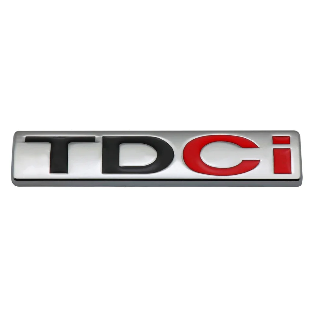 ABS TDCI Car Body Emblem Rear Trunk Badge Sticker for Ford Fiesta Focus Mondeo Kuga Mustang Taurus Explorer Fusion Everest