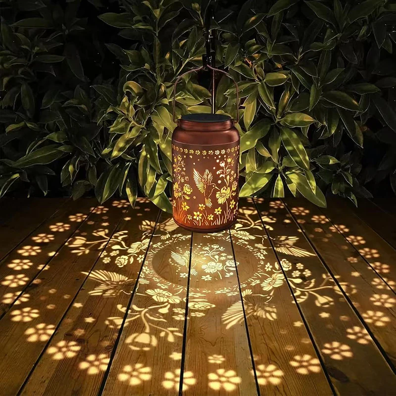 

1 PCS Hummingbird Solar Lantern Outdoor Battery Powered Waterproof LED Lights for Garden Yard Patio Decor Holiday Gift