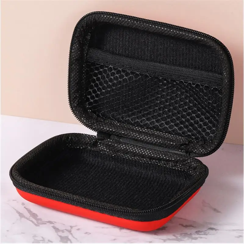 Sundries Travel Storage Bag Charging Case for Earphone Package Zipper Bag Portable Travel Cable Organizer Electronics Storage