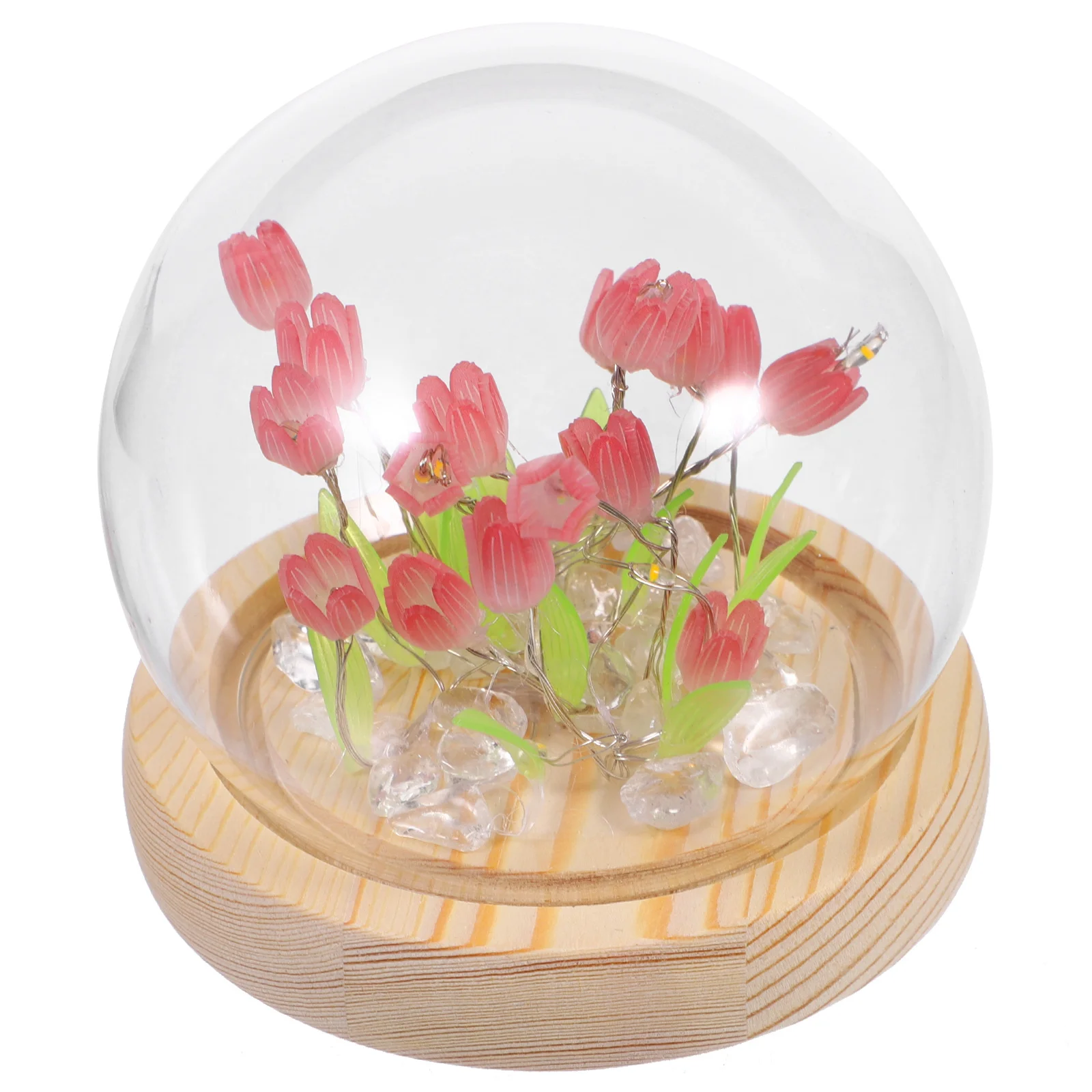 

1Set DIY Flower Lamp Creative Night Light for Bedside with Soft Glow Aesthetic Room Decoration Handmade Craft Kit